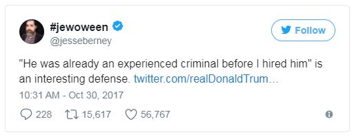 tweet to donald trump about criminals and manafort tweet to donald trump about criminals and manafort
