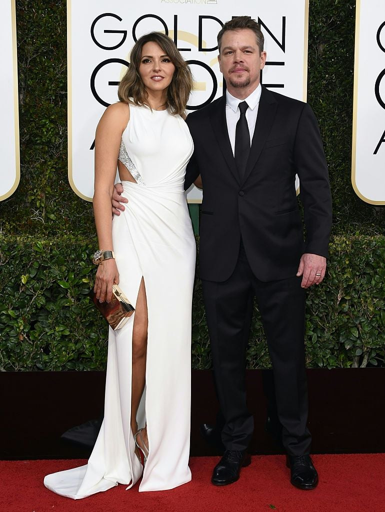 Matt Damon and Luciana Barroso