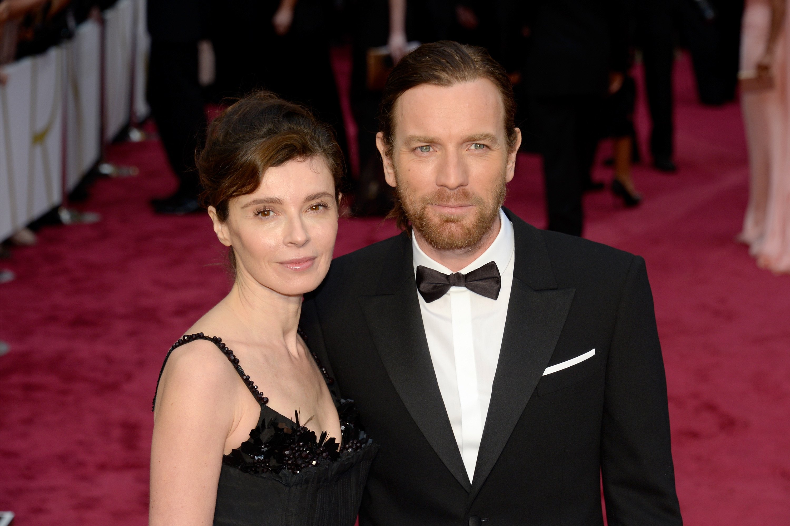 Eve Mavrakis and Ewan McGregor attend the Oscars held at Hollywood & Highland Center on March 2, 2014 in Hollywood, California. 