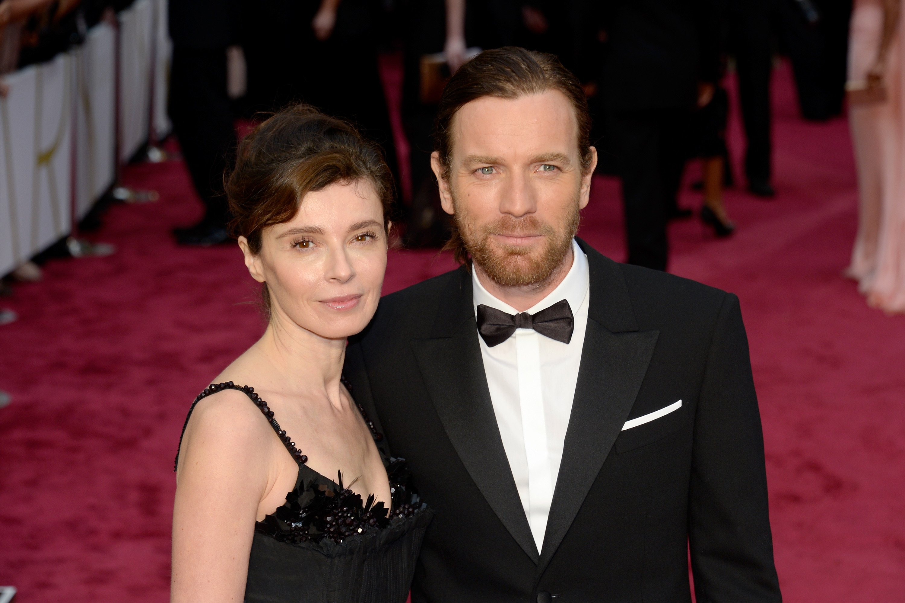 Eve Mavrakis and Ewan McGregor attend the Oscars held at Hollywood & Highland Center on March 2, 2014 in Hollywood, California.