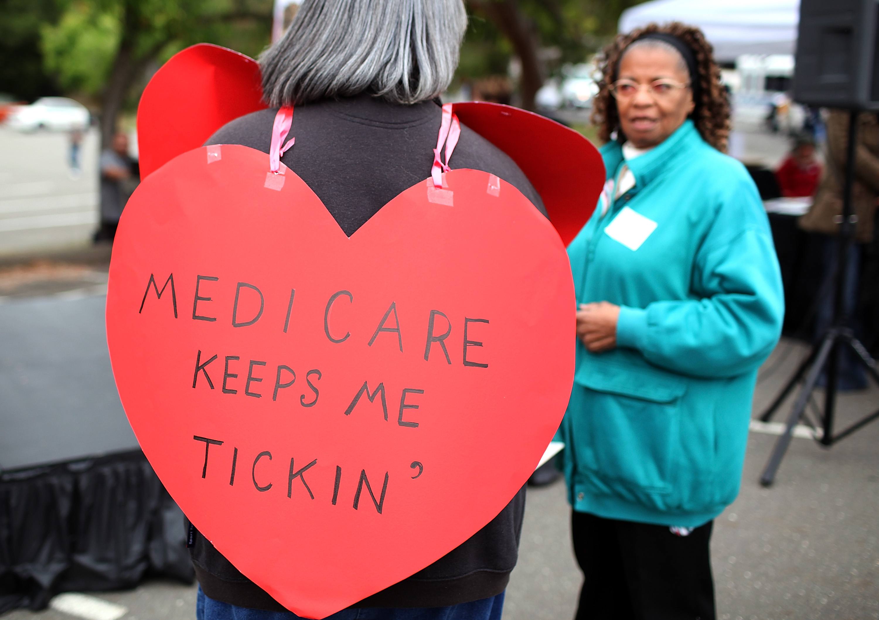 Medicare protest