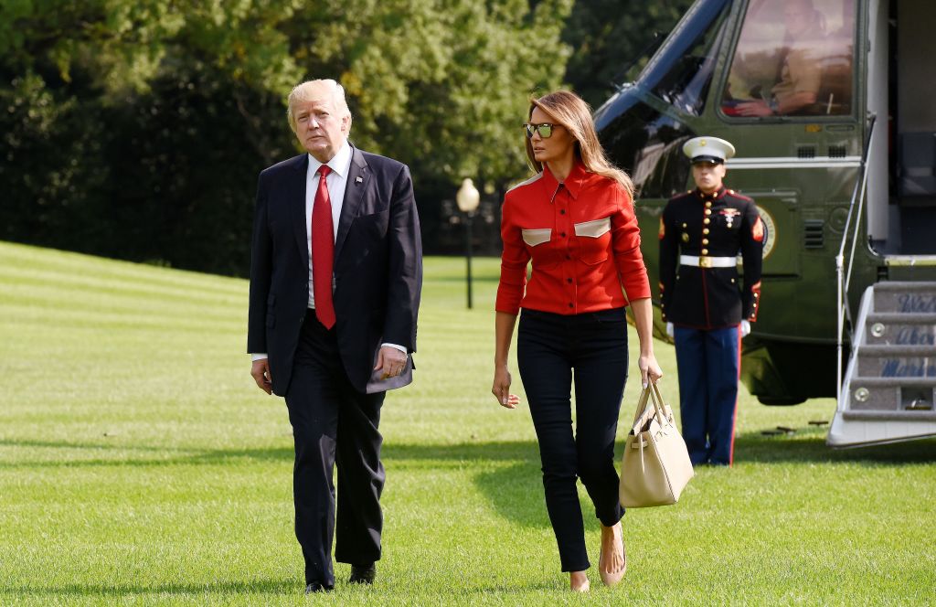Melania Trump and Donald Trump