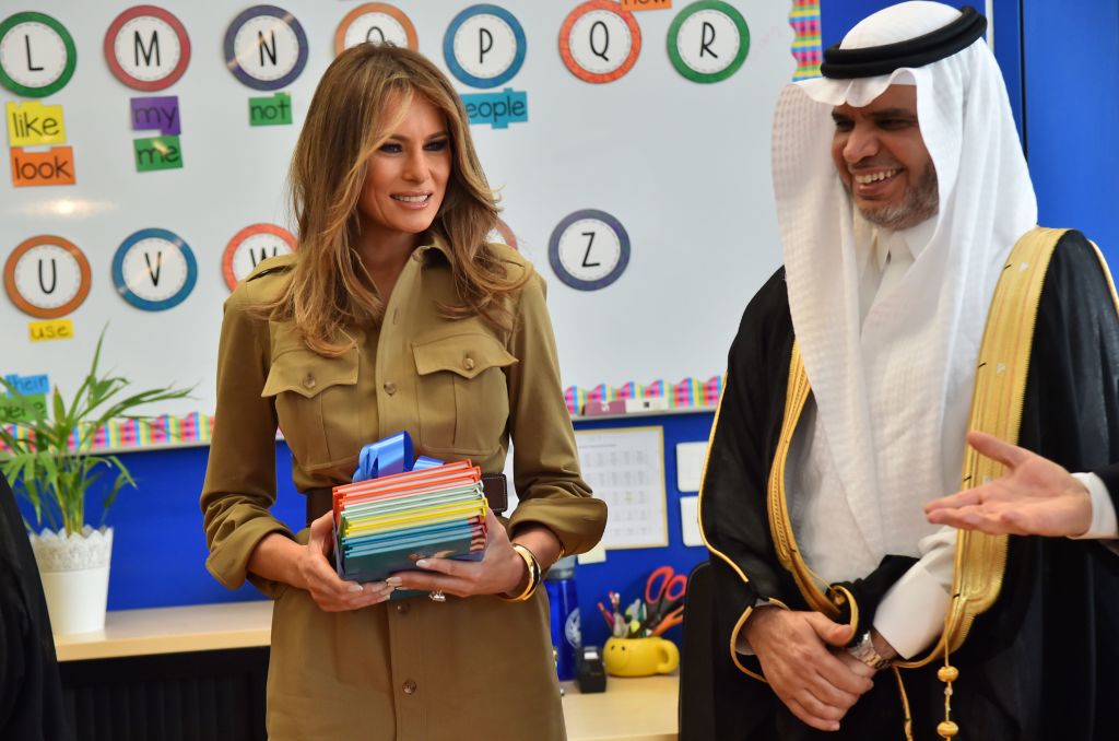 Melania Trump in Saudi Arabia