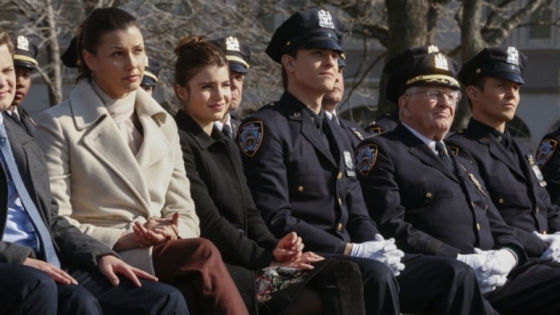 Nicky and her family on Blue Bloods