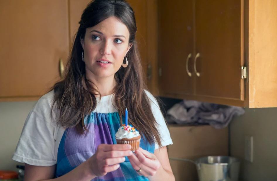 Rebecca pearson with muffin