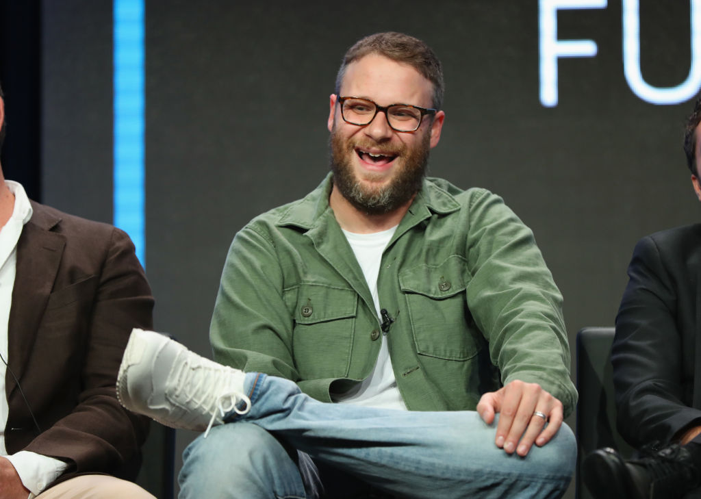 Seth Rogen at the Summer TCA at The Beverly Hilton Hotel on July 27, 2017 in Beverly Hills, California. (Photo by Joe Scarnici/Getty Images for Hulu)