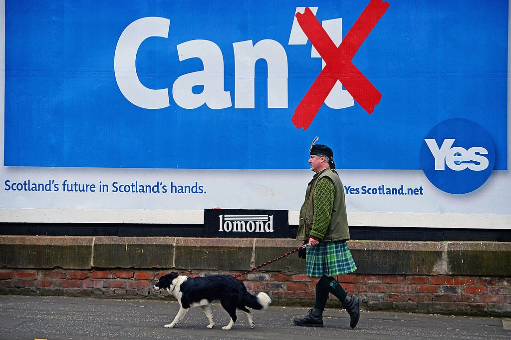 Scotland Independence sign