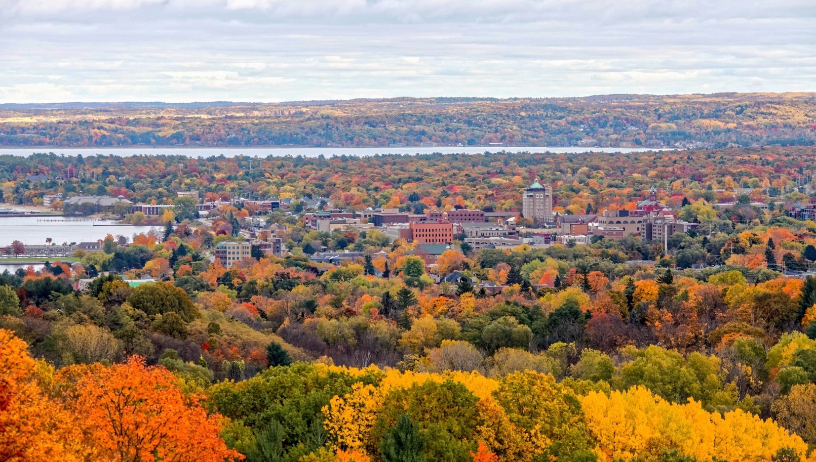 Autumn in Traverse City, Michigan