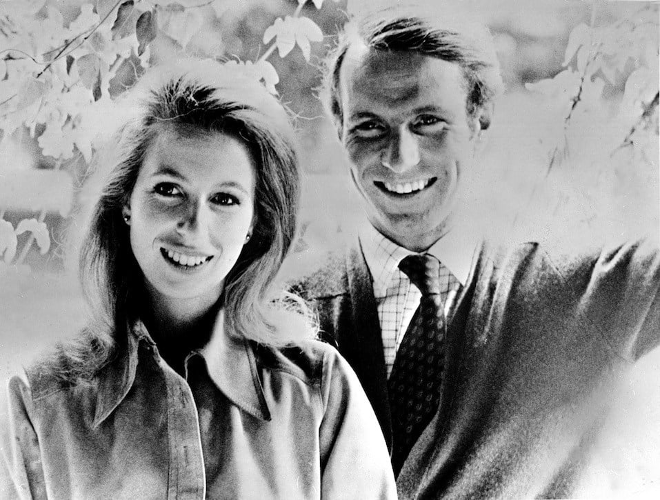 Britain's Princess Anne and Captain Mark Phillips one week before their wedding Britain's Princess Anne and Captain Mark Phillips one week before their wedding