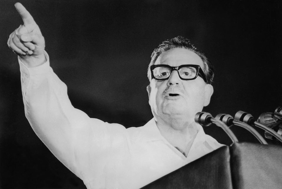 Allende was the first Marxist ever elected president in free elections in 1970 Allende was the first Marxist ever elected president in free elections in 1970