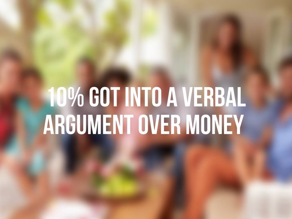 Argument over money