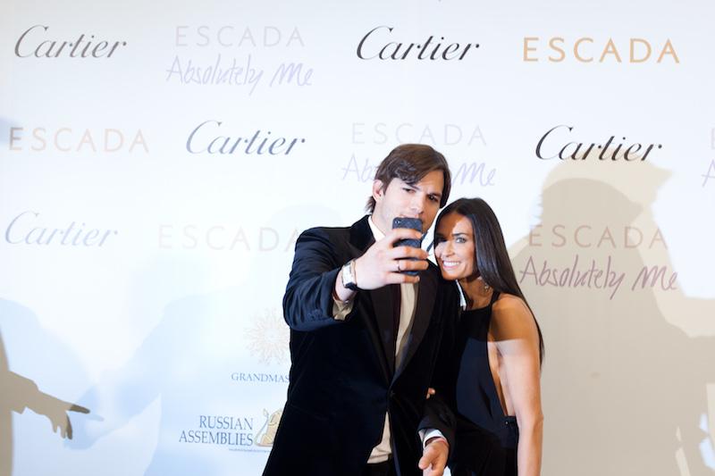 Ashton Kutcher and Demi Moore attend the Charity Gala at The Ritz-Carlton