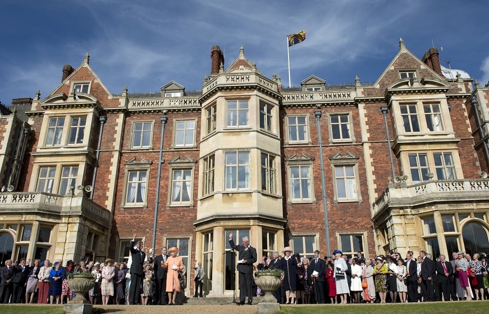 Britain's Queen Elizabeth II receives a round of applause