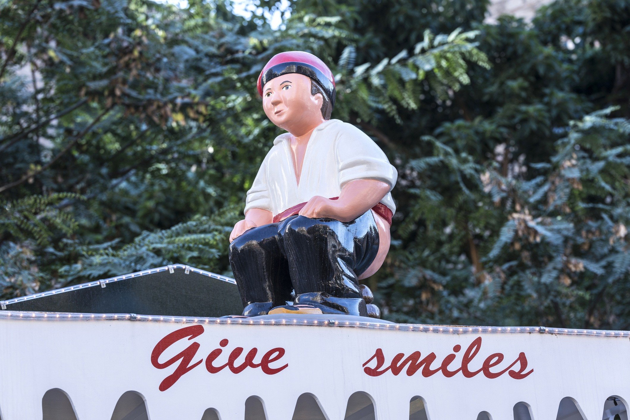 Caganer figurine Barcelona