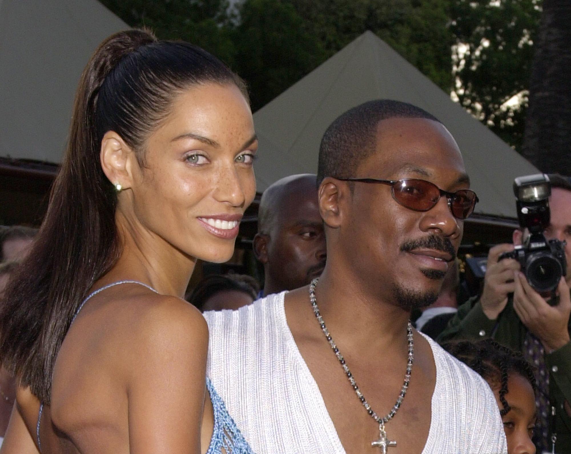Eddie Murphy and Nicole Mitchell