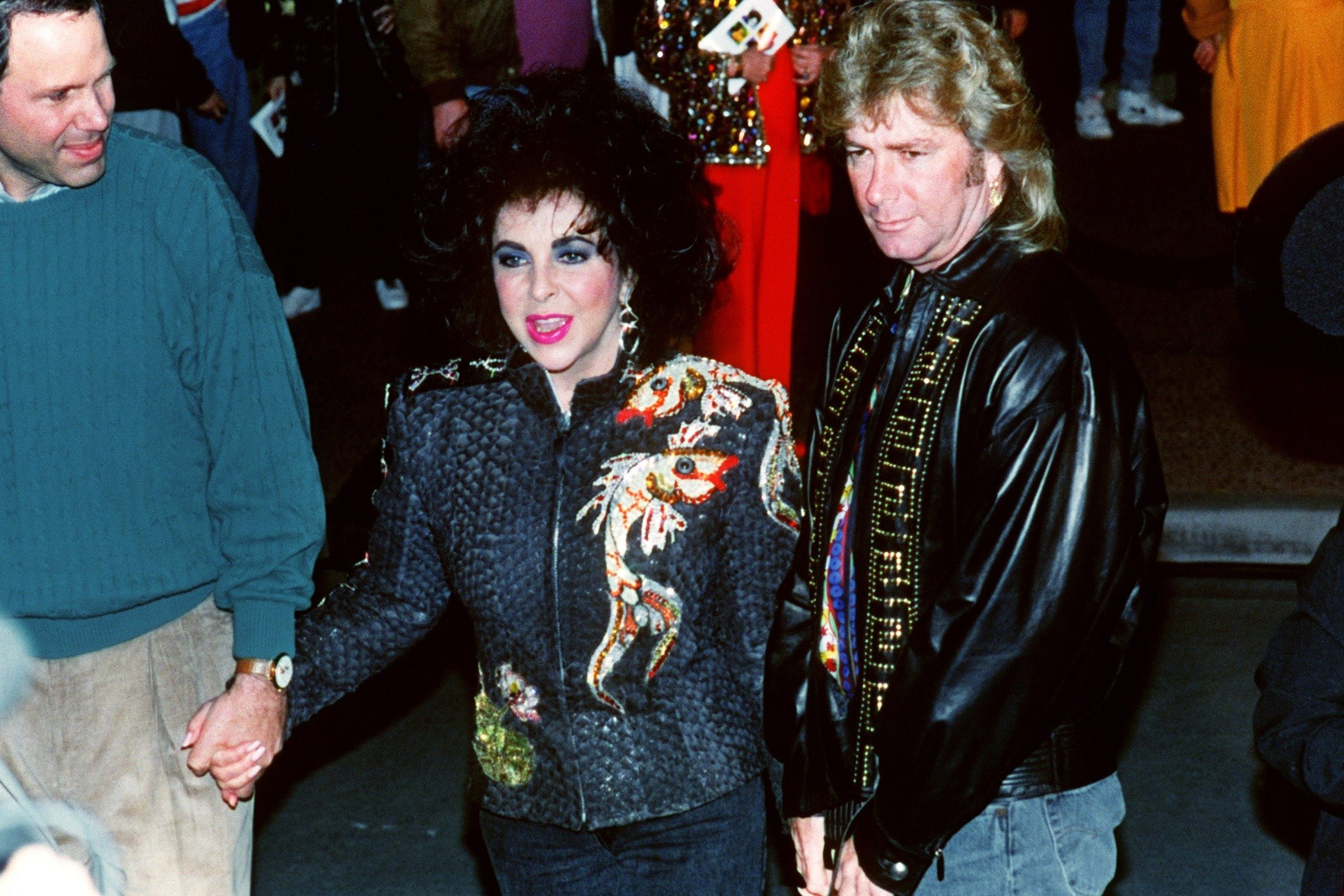 Elizabeth Taylor and Larry Fortensky