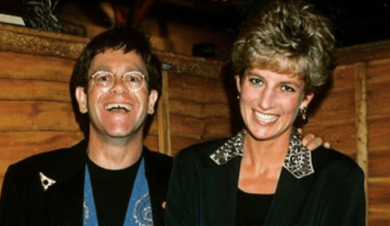 Elton John and Princess Diana Elton John and Princess Diana