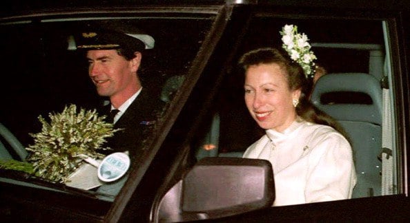 princess anne and commander tim laurence after their wedding princess anne and commander tim laurence after their wedding