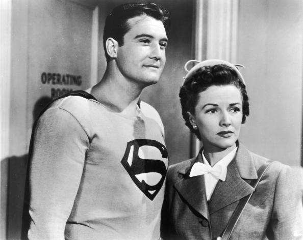 an old photo of superman and lois lane an old photo of superman and lois lane
