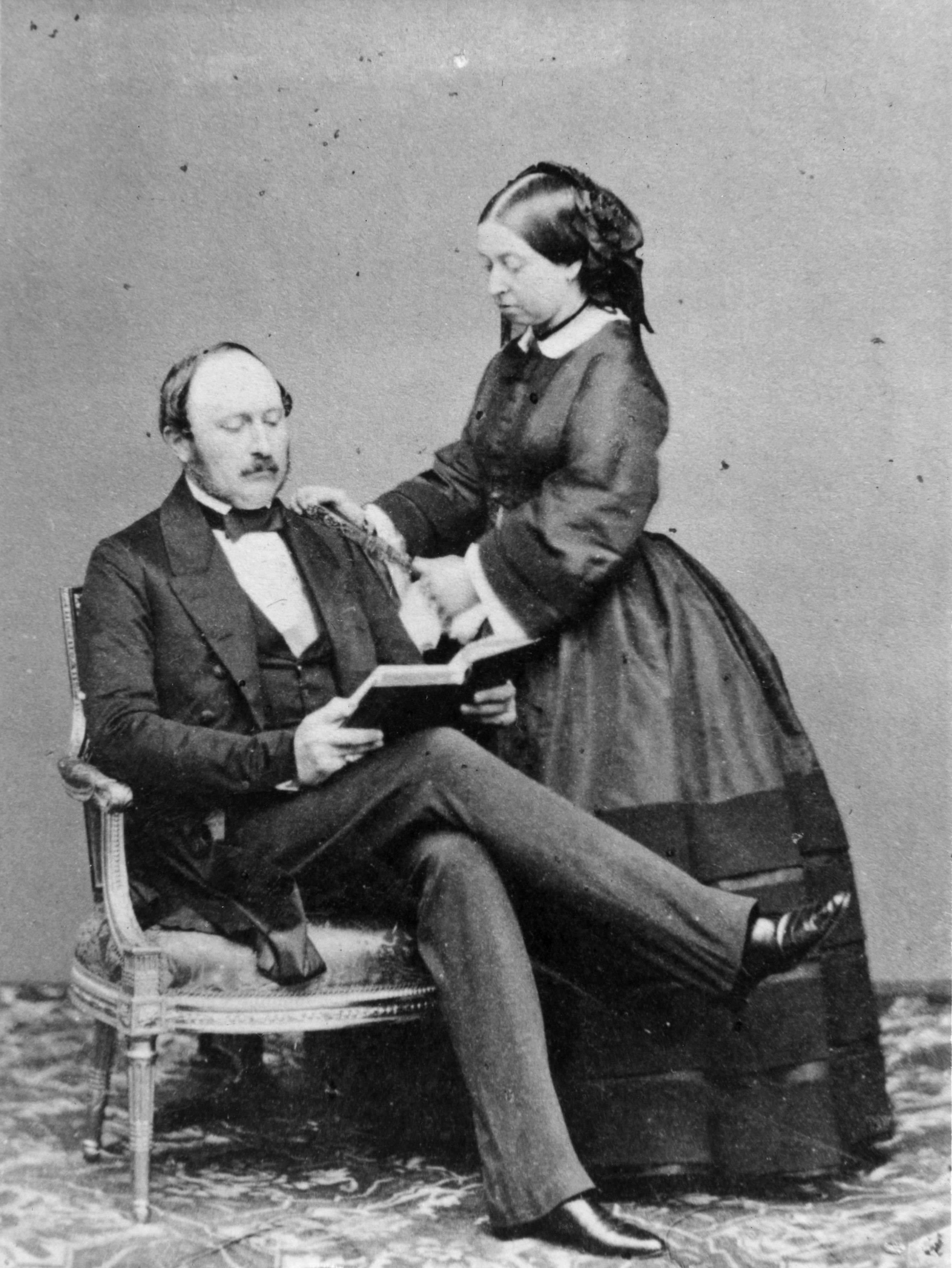 a portrait of queen victoria and prince albert a portrait of queen victoria and prince albert