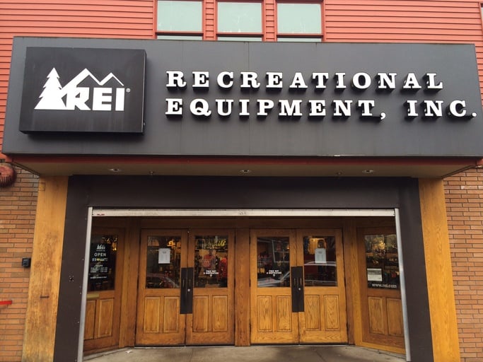 REI storefront