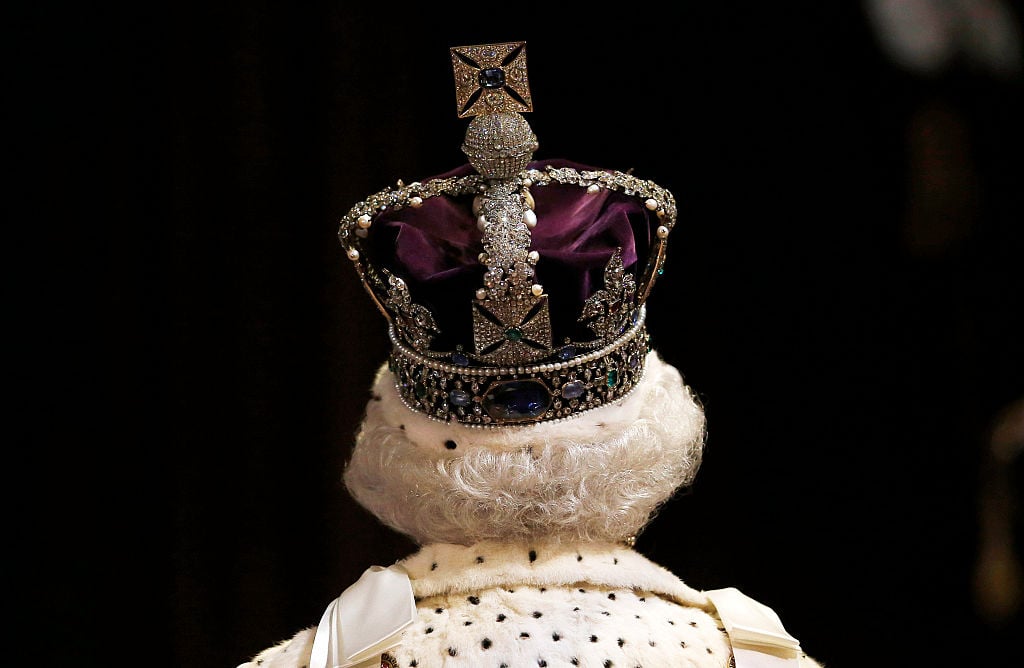 the british crown from the back the british crown from the back