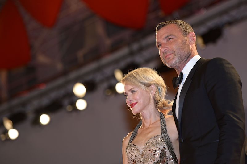 Actor Liev Schreiber and actress Naomi Watts pose on the red carpet Actor Liev Schreiber and actress Naomi Watts pose on the red carpet