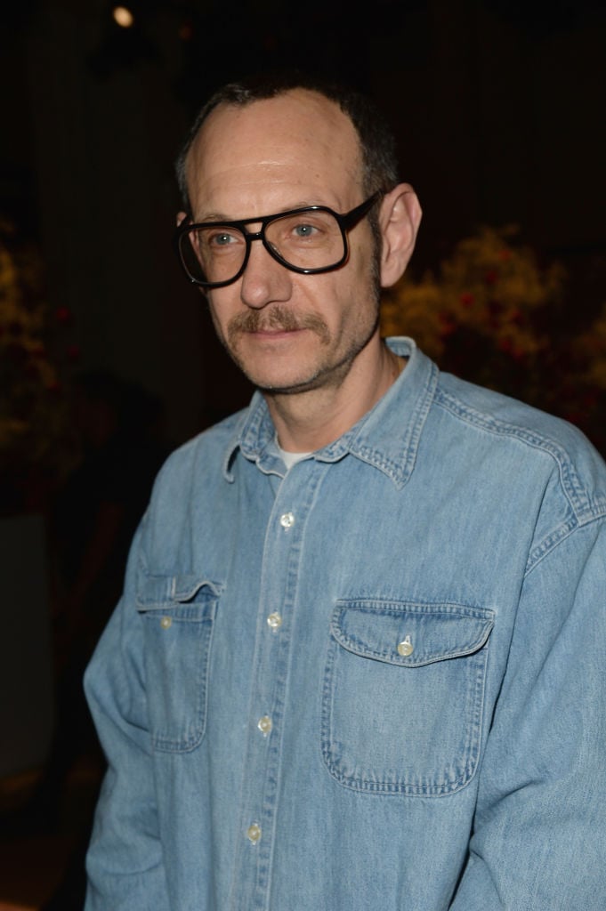 terry richardson in a denim shirt and glasses terry richardson in a denim shirt and glasses