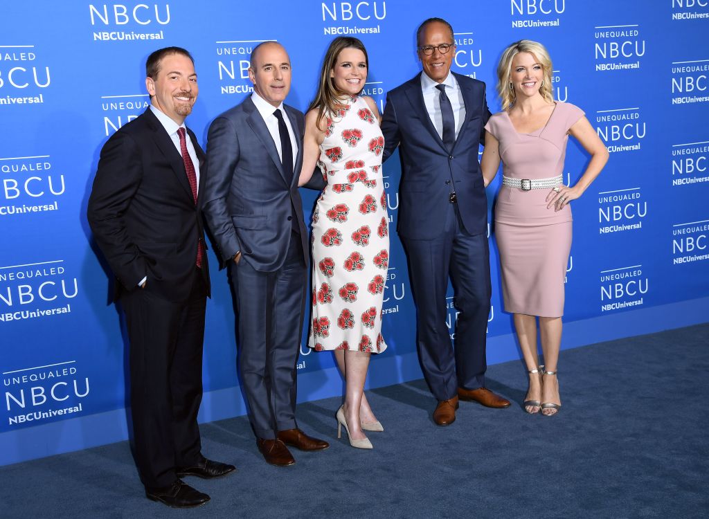 The Today cast including Matt Lauer and Megyn Kelly
