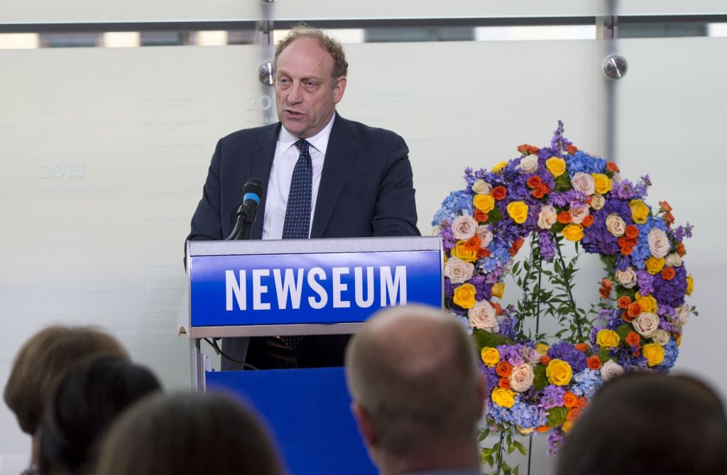 michael oreskes at a newseum podium michael oreskes at a newseum podium