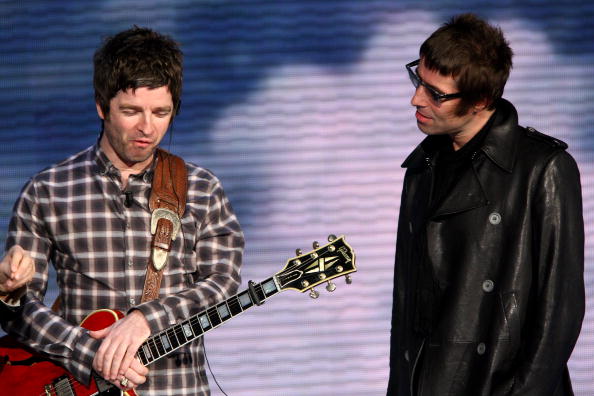 MILAN, ITALY - NOVEMBER 09: Noel Gallagher and Liam Gallagher "Che Tempo Che Fa" Italian TV Show on November 9, 2008 in Milan, Italy. MILAN, ITALY - NOVEMBER 09: Noel Gallagher and Liam Gallagher "Che Tempo Che Fa" Italian TV Show on November 9, 2008 in Milan, Italy.