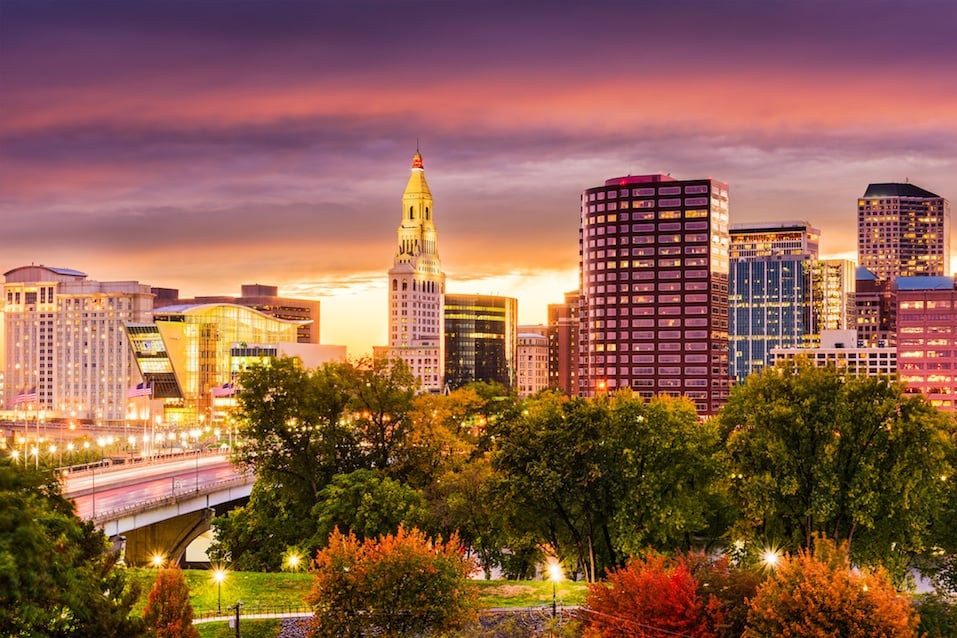 Hartford, Connecticut skyline