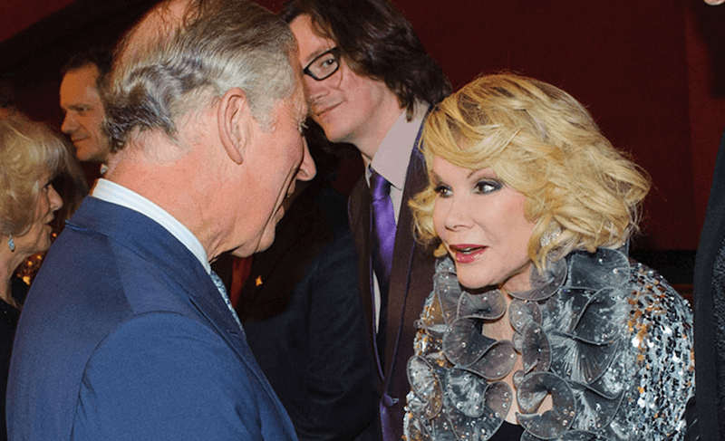 Joan Rivers and Prince Charles Joan Rivers and Prince Charles