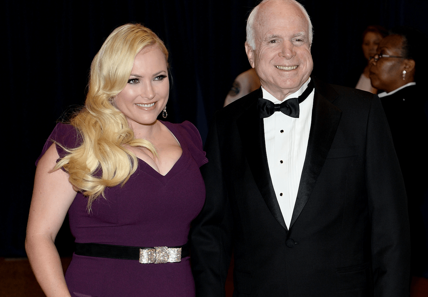 Meghan McCain poses with her father John McCain. Meghan McCain poses with her father John McCain.