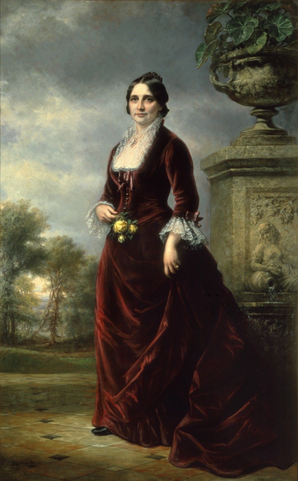 officia portrait of lucy hayes