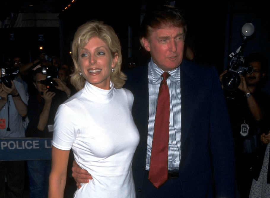 Marla Maples and Donald Trump