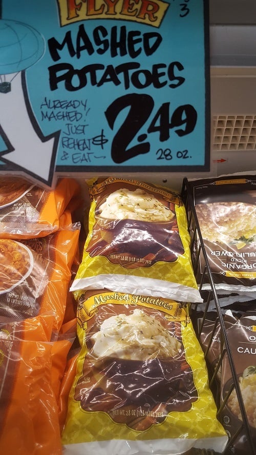 Mashed Potatoes from Trader Joe's Trader Joe's Mashed Potatoes
