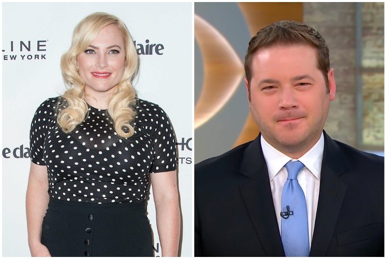 A collage featuring Meghan McCain and Ben Domenech. A collage featuring Meghan McCain and Ben Domenech.
