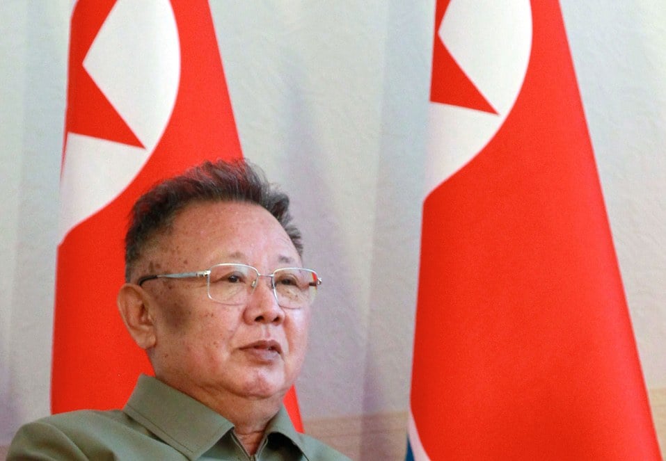 North Korea's leader Kim Jong-Il speaks