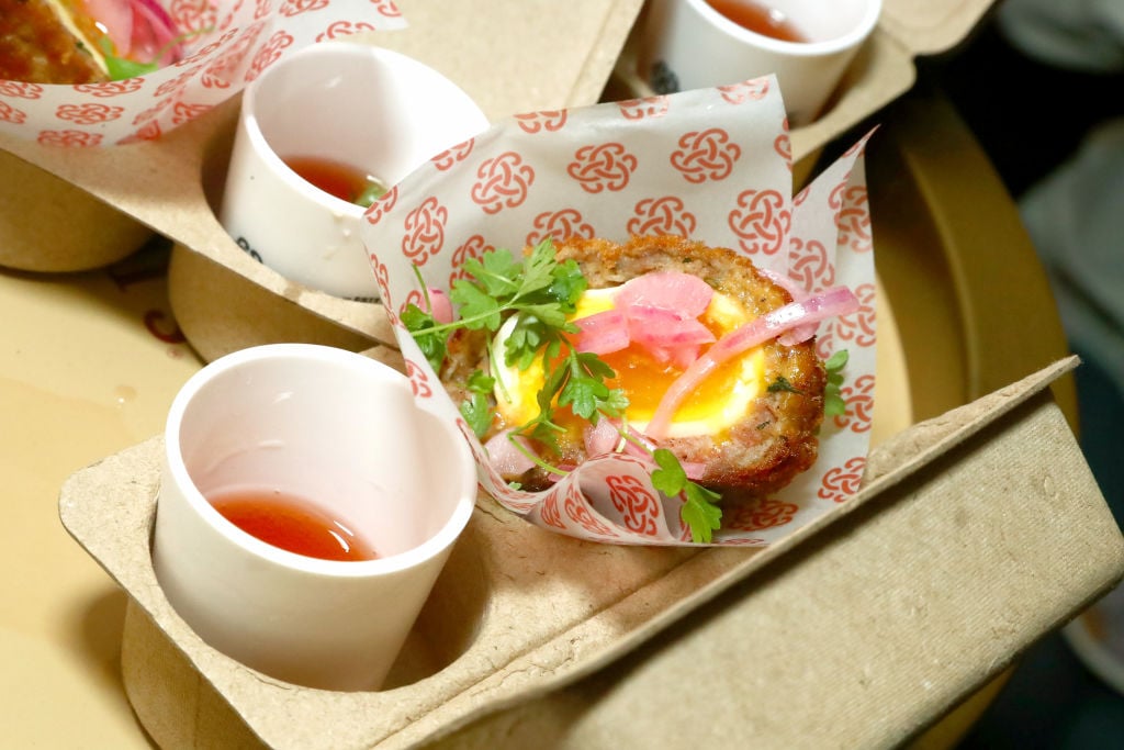 Scotch Eggs served during Street Eats in New York City.