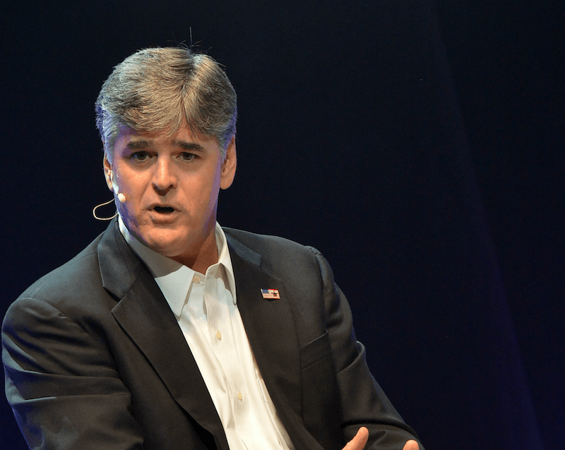 Sean Hannity on stage Sean Hannity on stage