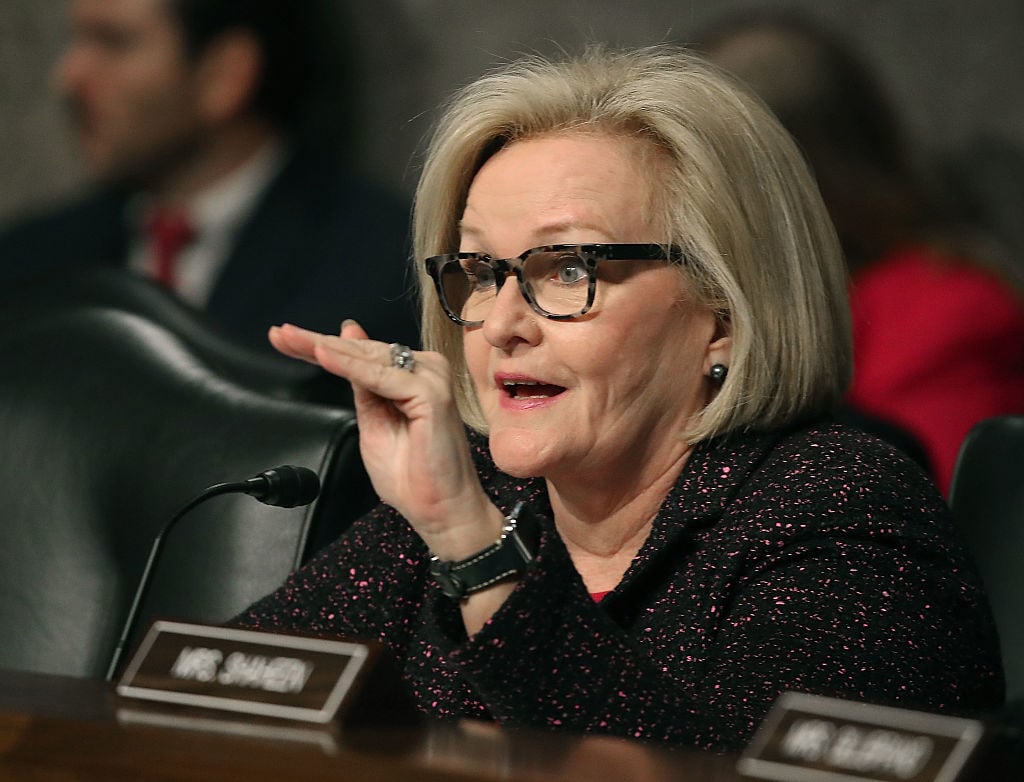 U.S. Sen. Claire McCaskill questions Defense Secretary nominee U.S. Sen. Claire McCaskill (D-MO), questions Defense Secretary nominee