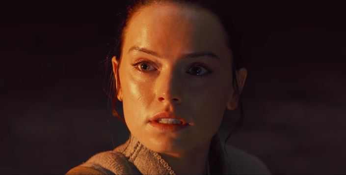 Rey in The Last Jedi