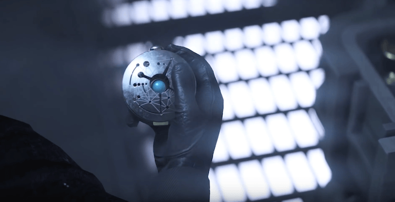 The close up of a compass in Battlefront II The close up of a compass in Battlefront II