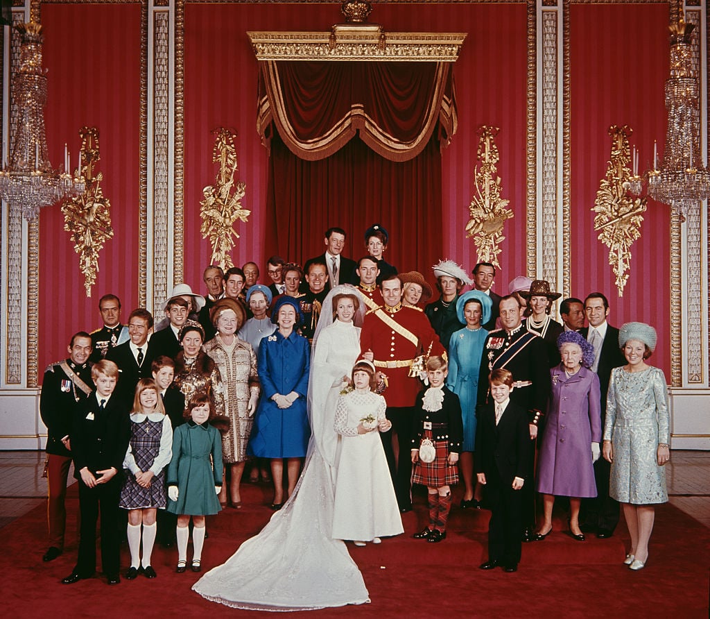 The wedding of Anne, Princess Royal to Mark Phillips, London, UK, 14th November 1973