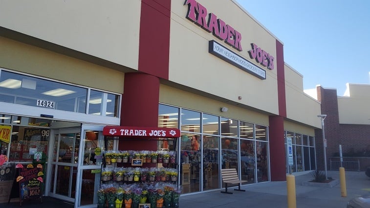 Trader Joe's on a November morning Trader Joe's outside