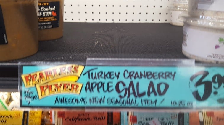 Trader Joe's Turkey Cranberry Apple Salad Turkey Cranberry Apple Salad at Trader Joe's