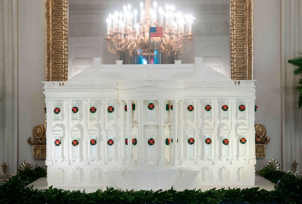 Christmas decorations at The White House Gingerbread House The White House Gingerbread House