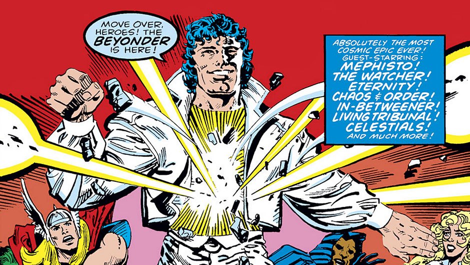 A Beyonder on the cover of "Secret Wars II"