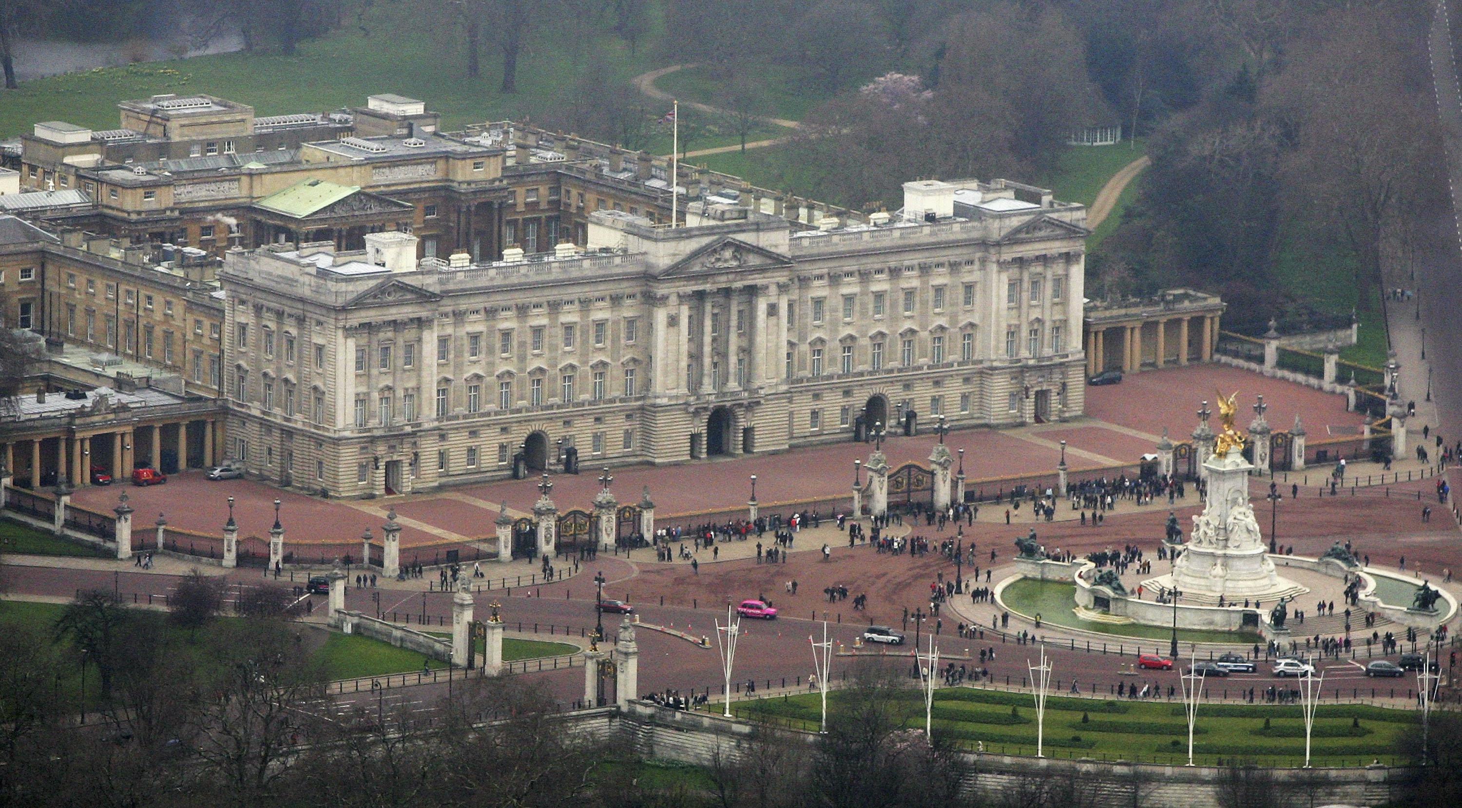 Buckingham Palace Aerial View